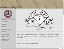 Tablet Screenshot of columbiashagclub.net